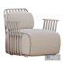 GRILL lounge chair plain with armrests - Thumbnail 7