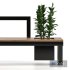 Urban Furniture Bench With Plants 01 - Thumbnail 2
