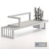 Urban Furniture Bench With Plants 01 - Thumbnail 4