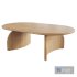 Lulu and Georgia Ada Oval Coffee Table and Side Table Natural - Thumbnail 4