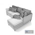 Lomeo Fixed corner sofa - Thumbnail 3