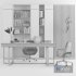 Home Office Set – Office Furniture01 - Thumbnail 2
