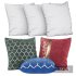 Luxury Velvet Throw Pillows Set Cover With Gold Accent - Thumbnail 2