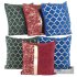 Luxury Velvet Throw Pillows Set Cover With Gold Accent - Thumbnail 1