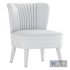 Armless Accent Chair Modern Velvet Leisure Chair - Thumbnail 5