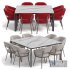 Ray Dining Chair And HOMEY Wooden table - Thumbnail 2