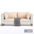 Pacific Bench Track Arm Apartment Sofa with Wood Legs - Thumbnail 2