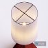 Triangular wooden bedside lamp - Thumbnail 4