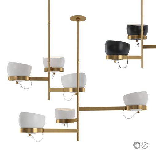 Lightwell Triple Chandelier