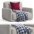 Poltrona boucl Balzac Paris Armchair - Thumbnail 2