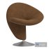 Curl Wool Blend Swivel Accent Chair - Thumbnail 3