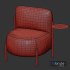 Bolzan Letti Fabric easy chair - Thumbnail 5