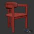 Neo Velvet Arm Chair - Thumbnail 5