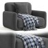 Poltrona boucl Balzac Paris Armchair - Thumbnail 5