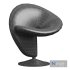 Curl Wool Blend Swivel Accent Chair - Thumbnail 7