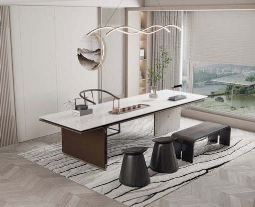 Modern tables and chairs