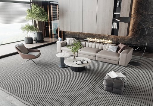 Modern sofa and coffee table combination