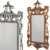 Chinese Chippendale style carved giltwood mirror - Thumbnail 2