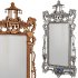 Chinese Chippendale style carved giltwood mirror - Thumbnail 3