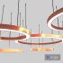 3D Circle Lamp Set model - Thumbnail 6