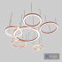 3D Circle Lamp Set model - Thumbnail 1
