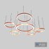 3D Circle Lamp Set model - Thumbnail 2