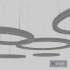 3D Circle Lamp Set model - Thumbnail 3
