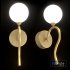 Opal Matte Glass Ball Wall Sconce Light - Thumbnail 3