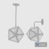 3D model Bronze Loft Lamp Set - Thumbnail 6