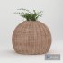 Indoor Plant Rattan Vase - Thumbnail 1