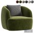 GWYNETH IVORY BOUCLE CHAIR BY CB2 - Thumbnail 1