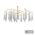 ceiling modern chandelier 3D model - Thumbnail 1