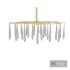 ceiling modern chandelier 3D model - Thumbnail 3