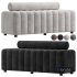 Melody Black Velvet Sofa By Zakisfurniture - Thumbnail 2