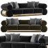 Leyborn Metal Sofa By Evgor - Thumbnail 1