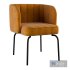 Velour dining chair Douna - Thumbnail 1