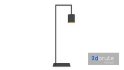 3D Black Floor Lamp 3D model - Thumbnail 1