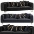Almira Fabric Velvet Sofa - Thumbnail 2