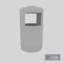 modern trash can model - Thumbnail 3