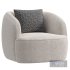 GWYNETH IVORY BOUCLE CHAIR BY CB2 - Thumbnail 6