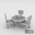 3D Kindergarten Table Chair - Thumbnail 5