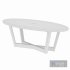 Preston Oval Top Wooden Coffee Table - Thumbnail 3