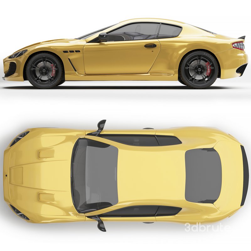 Maserati Granturismo Gold Chrome Image 3