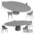 The Dining Chair And MATERIC Table By Porro - Thumbnail 3