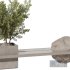Outdoor Bench Rock Olive - Thumbnail 3