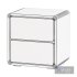 Modern Wood Nightstand with 2 Drawers Small and Stylish Bedroom Storage - Thumbnail 12