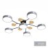 Macaron Molecular LED Ceiling Fixture Metal Living Room Semi Flush Mount Light - Thumbnail 4