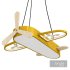 Childrens Plane Shaped Hanging Lamp Acrylic Bedroom LED Chandelier Pendant Light - Thumbnail 1