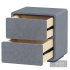 Modern Wood Nightstand with 2 Drawers Small and Stylish Bedroom Storage - Thumbnail 4