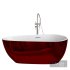 Elegant Modern Oval Freestanding Acrylic Bathtub with Soaking Function and Convenient Drain Assembly - Thumbnail 2